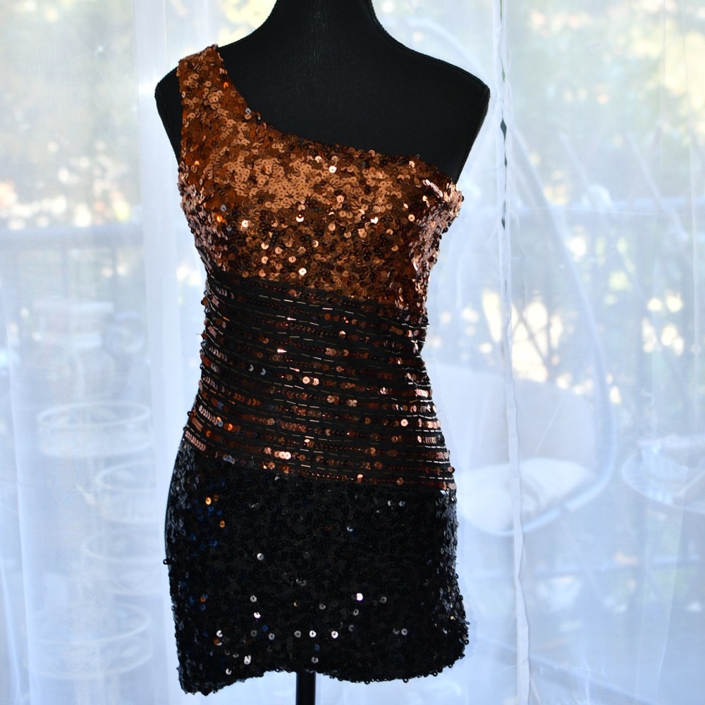 Sequin Party Dress Y2K Medium Wet Seal Dress